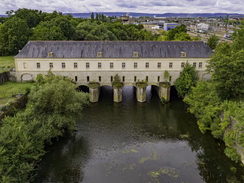 Le pont écluse de Thionville