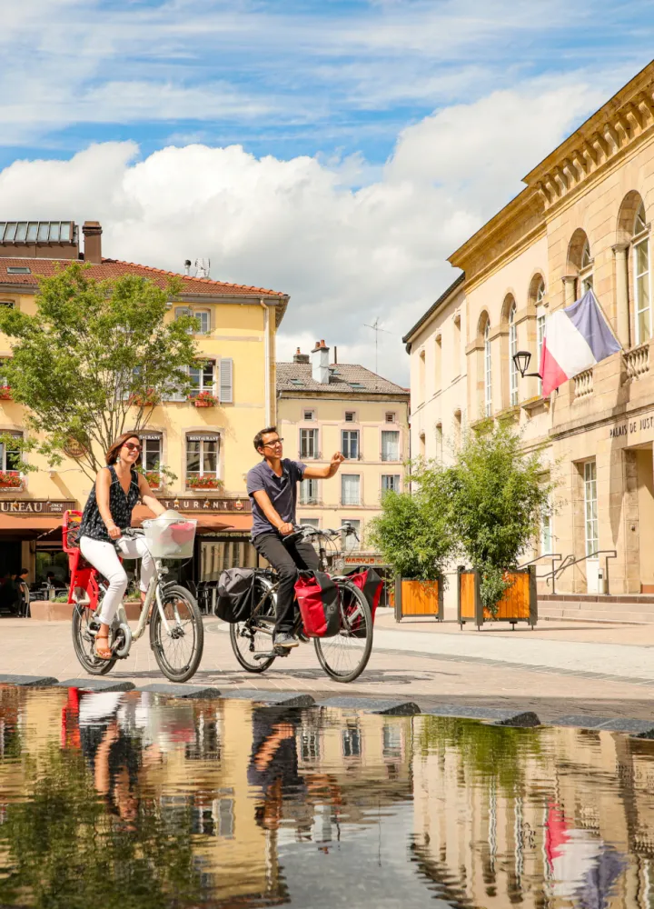 Visite d'Épinal à vélo