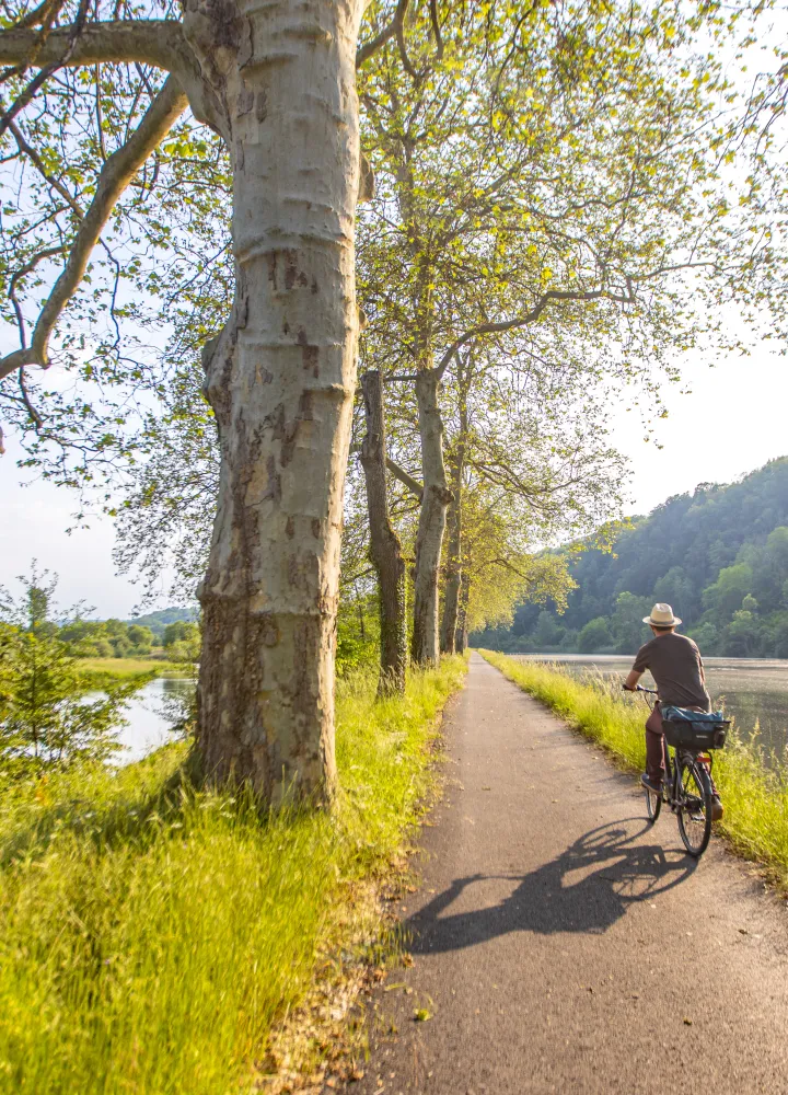 La Voie Bleue vers Charmes dans les Vosges