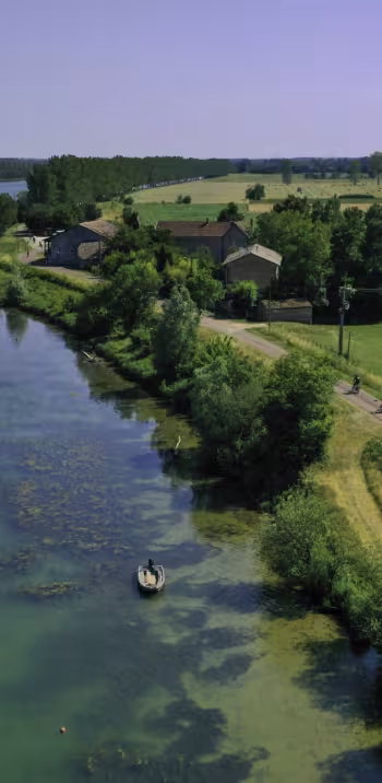 Sur La Voie Bleue en Saône-et-Loire