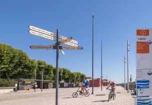 Aansluitingen met andere fietsroutes