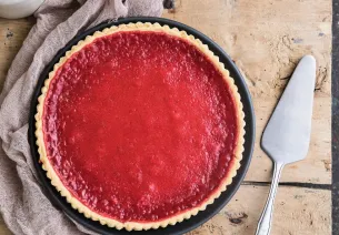 La tarte aux pralines roses de Lyon